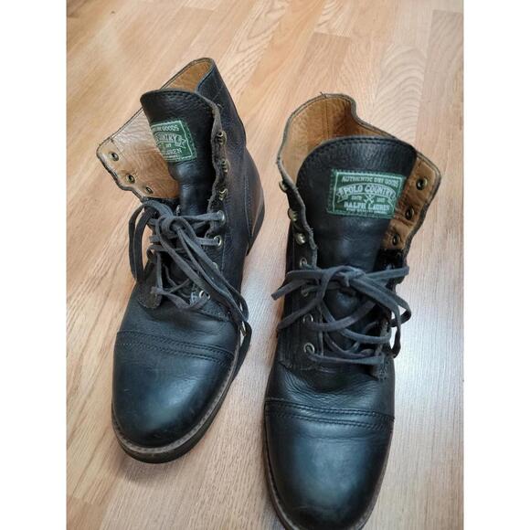 Polo Country by Ralph Lauren Men's Enville 100% Leather Boots Size 11 D - Picture 9 of 9